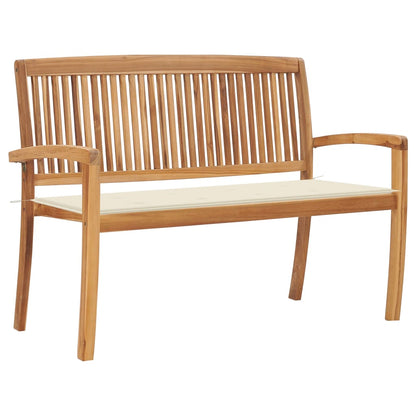 Dārza Sols Ar Matraci, 128,5 Cm, Masīvs Tīkkoks
