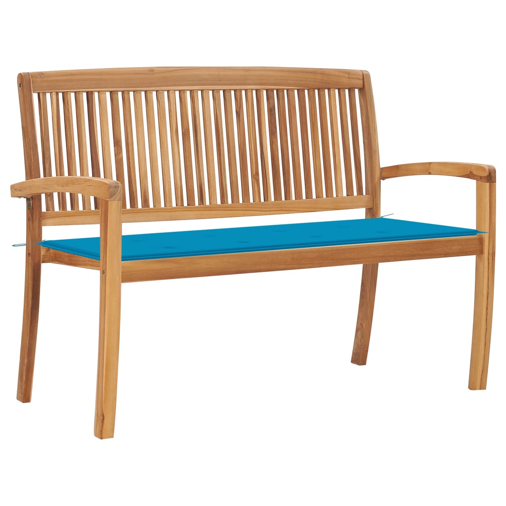 Dārza Sols Ar Matraci, 128,5 Cm, Masīvs Tīkkoks