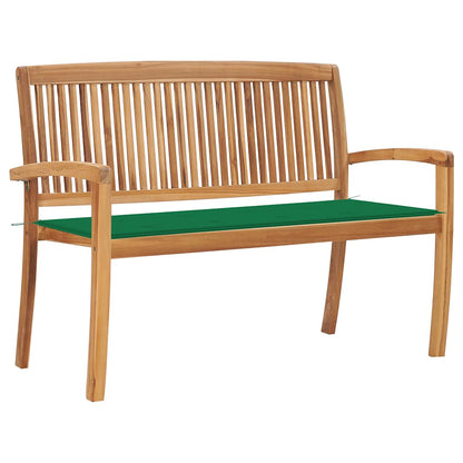 Dārza Sols Ar Matraci, 128,5 Cm, Masīvs Tīkkoks