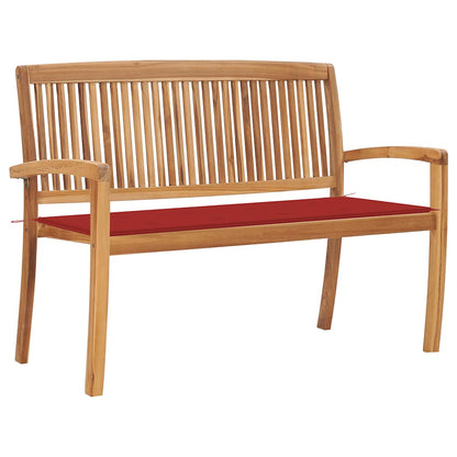 Dārza Sols Ar Matraci, 128,5 Cm, Masīvs Tīkkoks