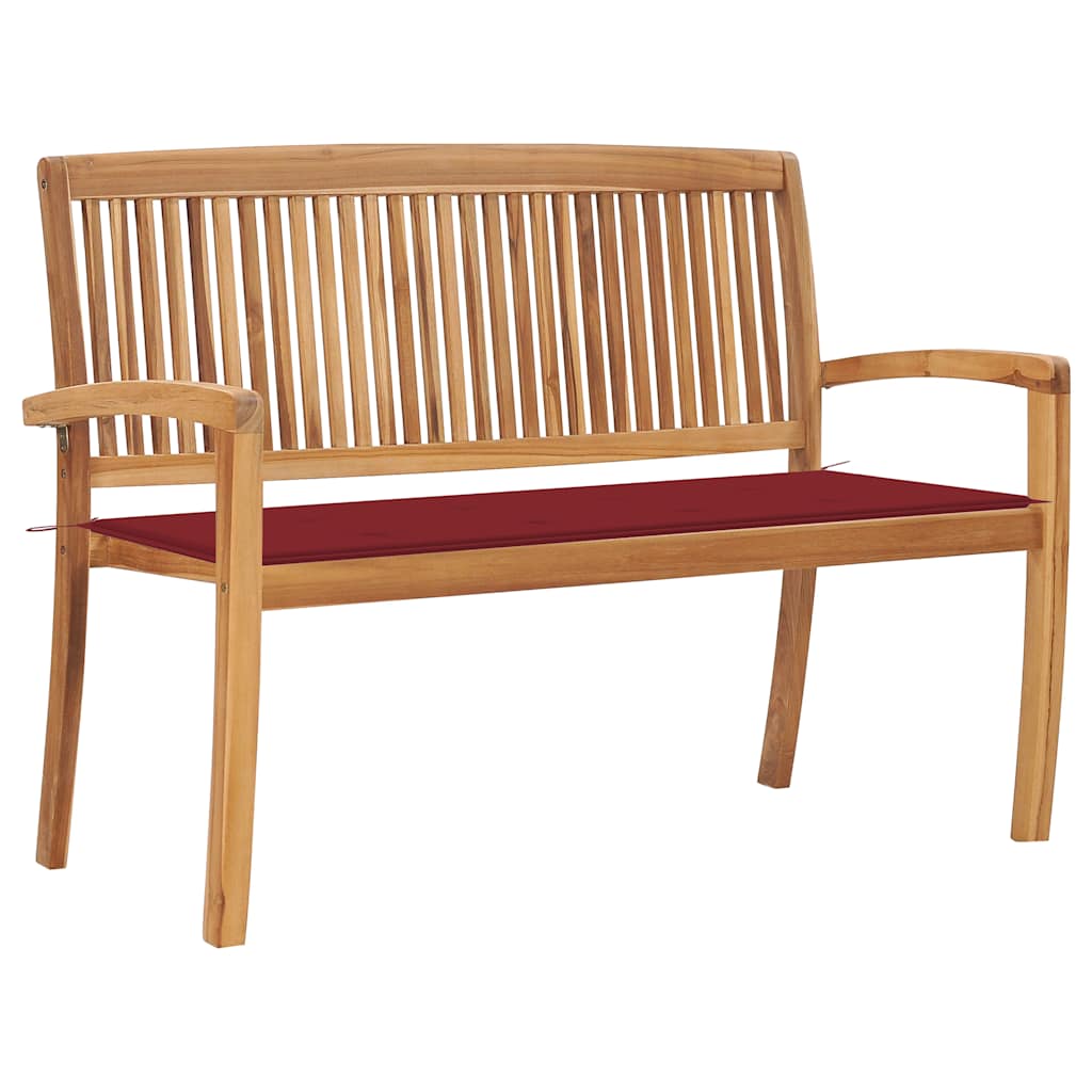 Dārza Sols Ar Matraci, 128,5 Cm, Masīvs Tīkkoks