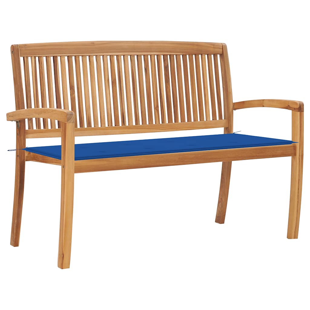 Dārza Sols Ar Matraci, 128,5 Cm, Masīvs Tīkkoks