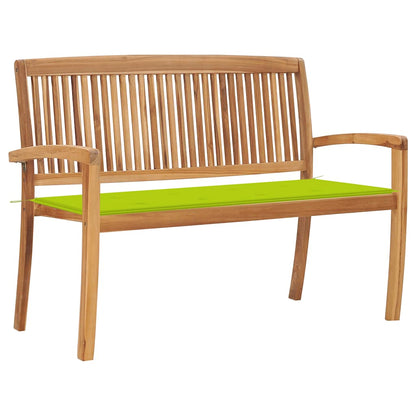 Dārza Sols Ar Matraci, 128,5 Cm, Masīvs Tīkkoks