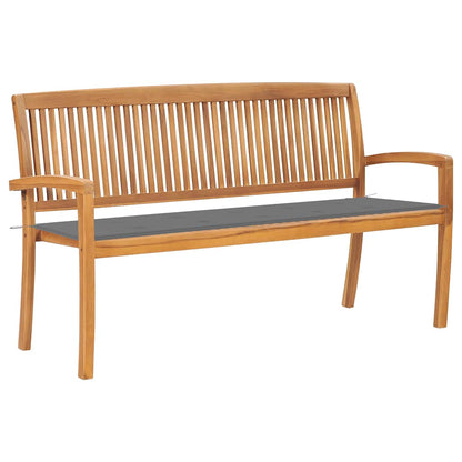 Dārza Sols Ar Matraci, 128,5 Cm, Masīvs Tīkkoks