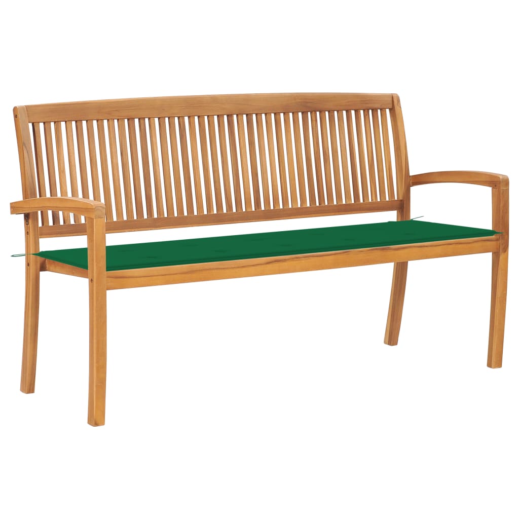 Dārza Sols Ar Matraci, 128,5 Cm, Masīvs Tīkkoks
