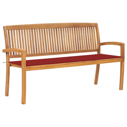 Dārza Sols Ar Matraci, 128,5 Cm, Masīvs Tīkkoks