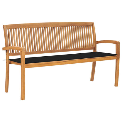 Dārza Sols Ar Matraci, 128,5 Cm, Masīvs Tīkkoks