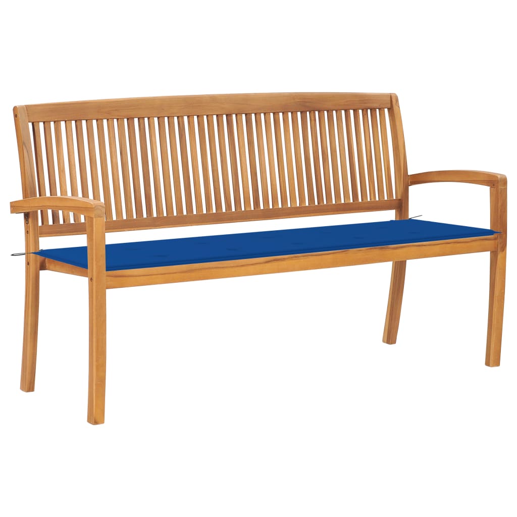 Dārza Sols Ar Matraci, 128,5 Cm, Masīvs Tīkkoks