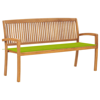 Dārza Sols Ar Matraci, 128,5 Cm, Masīvs Tīkkoks