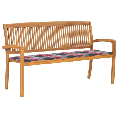 Dārza Sols Ar Matraci, 128,5 Cm, Masīvs Tīkkoks