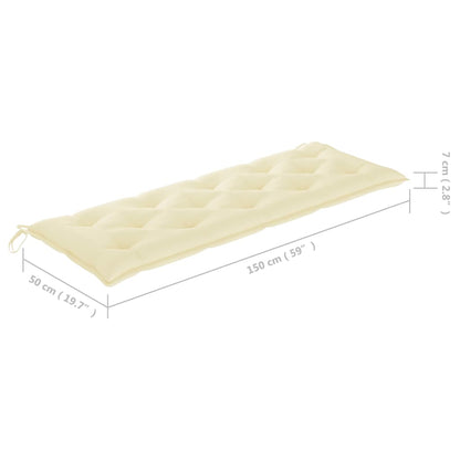 Dārza Sols Ar Matraci, 159 Cm, Masīvs Tīkkoks