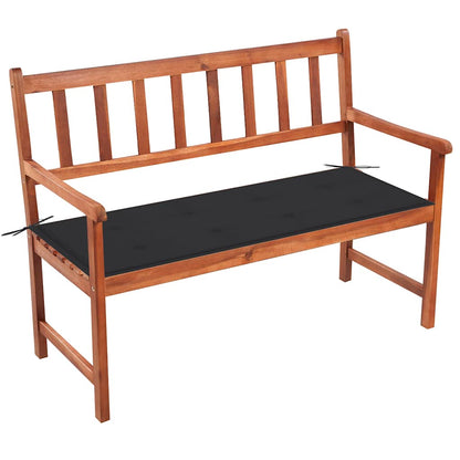 Dārza Sols Ar Matraci, 120 Cm, Akācijas Masīvkoks