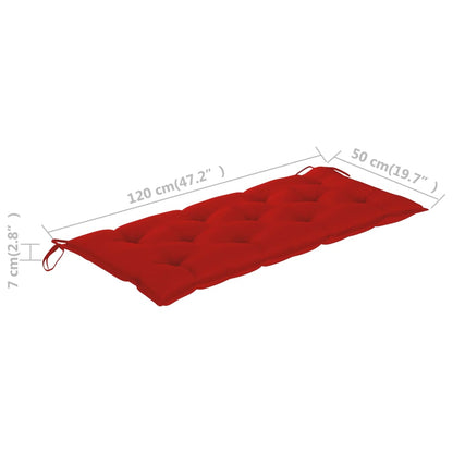 Dārza Sols Ar Matraci, 120 Cm, Akācijas Masīvkoks
