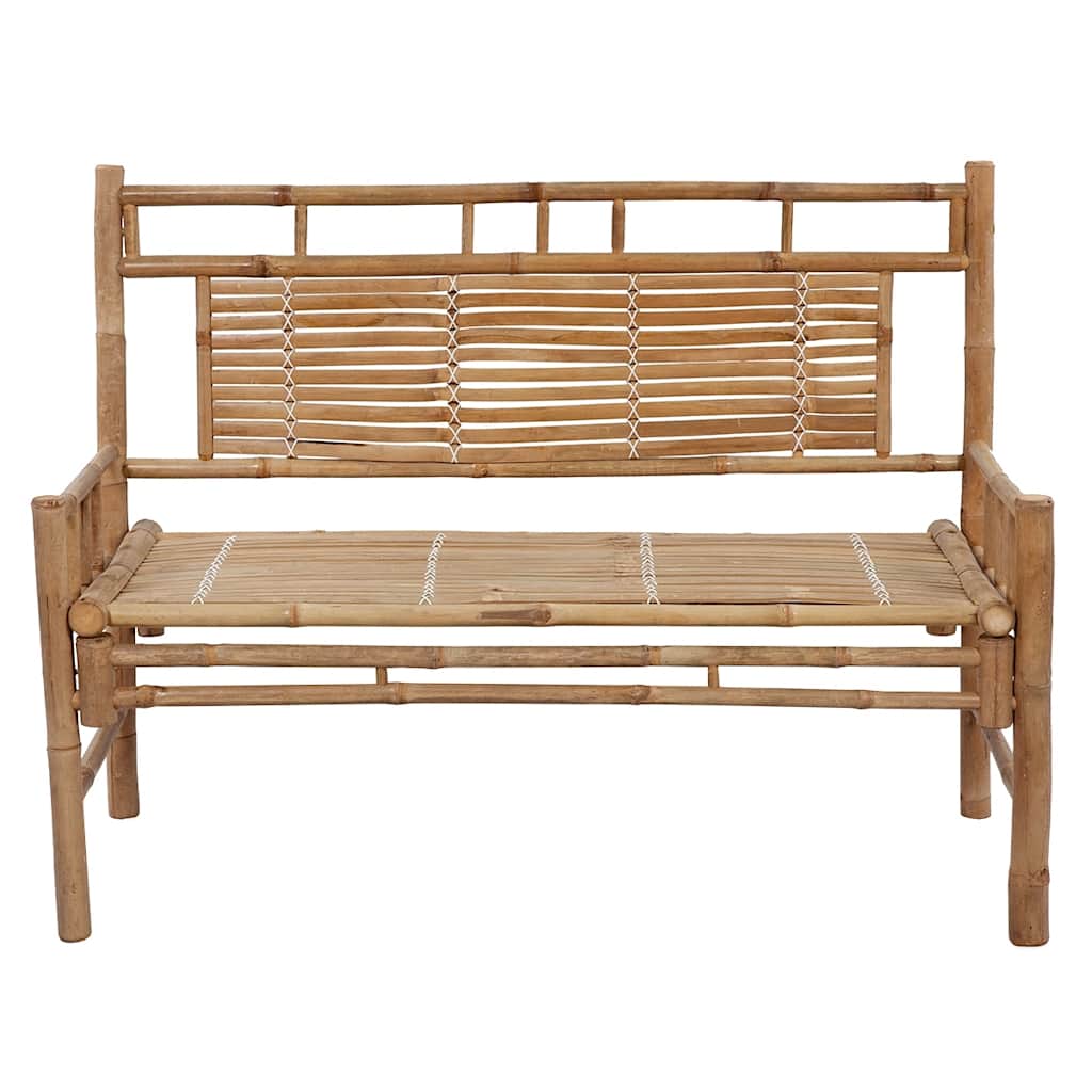 Dārza Sols Ar Matraci, 120 Cm, Bambuss