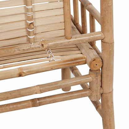 Dārza Sols Ar Matraci, 120 Cm, Bambuss