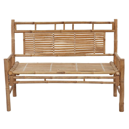 Dārza Sols Ar Matraci, 120 Cm, Bambuss