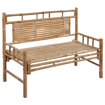 Dārza Sols Ar Matraci, 120 Cm, Bambuss