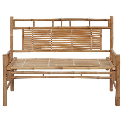 Dārza Sols Ar Matraci, 120 Cm, Bambuss