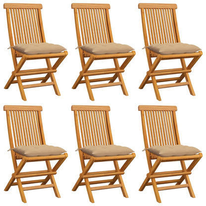 Saliekamie Krēsli Ar Krāsas Spilveniem, 4 Gab., Masīvs Tīkkoks