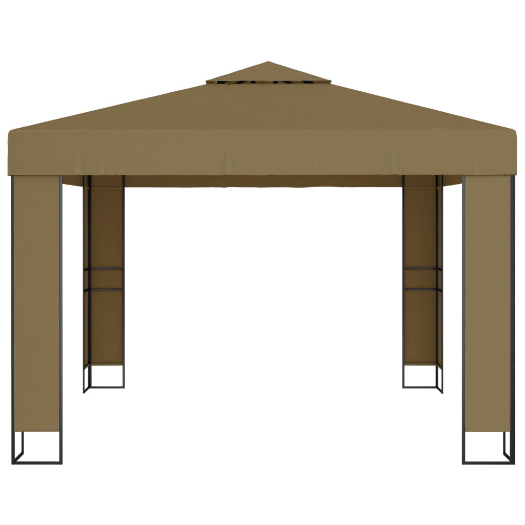 Dārza Nojume Ar Dubulto Jumtu Un Led, 3X3X2,7M,