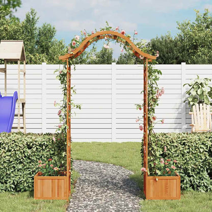 Dārza Pergola Ar Puķu Kasti, Egles Masīvkoks