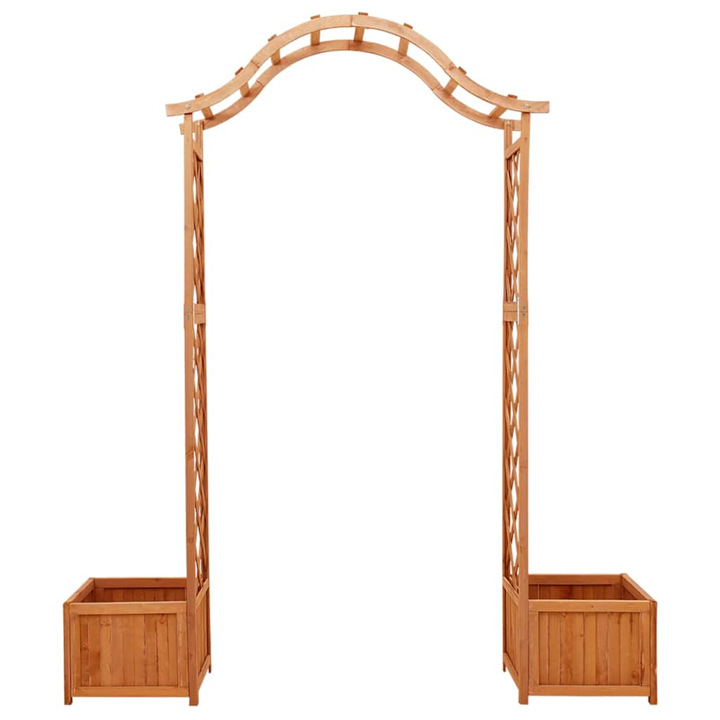 Dārza Pergola Ar Puķu Kasti, Egles Masīvkoks