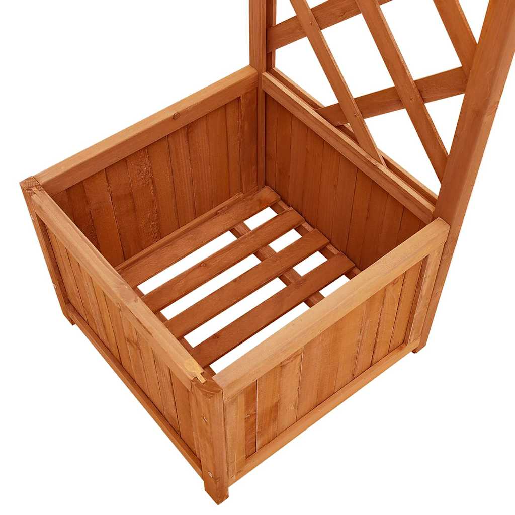 Dārza Pergola Ar Puķu Kasti, Egles Masīvkoks