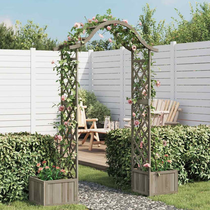 Dārza Pergola Ar Puķu Kasti, Egles Masīvkoks