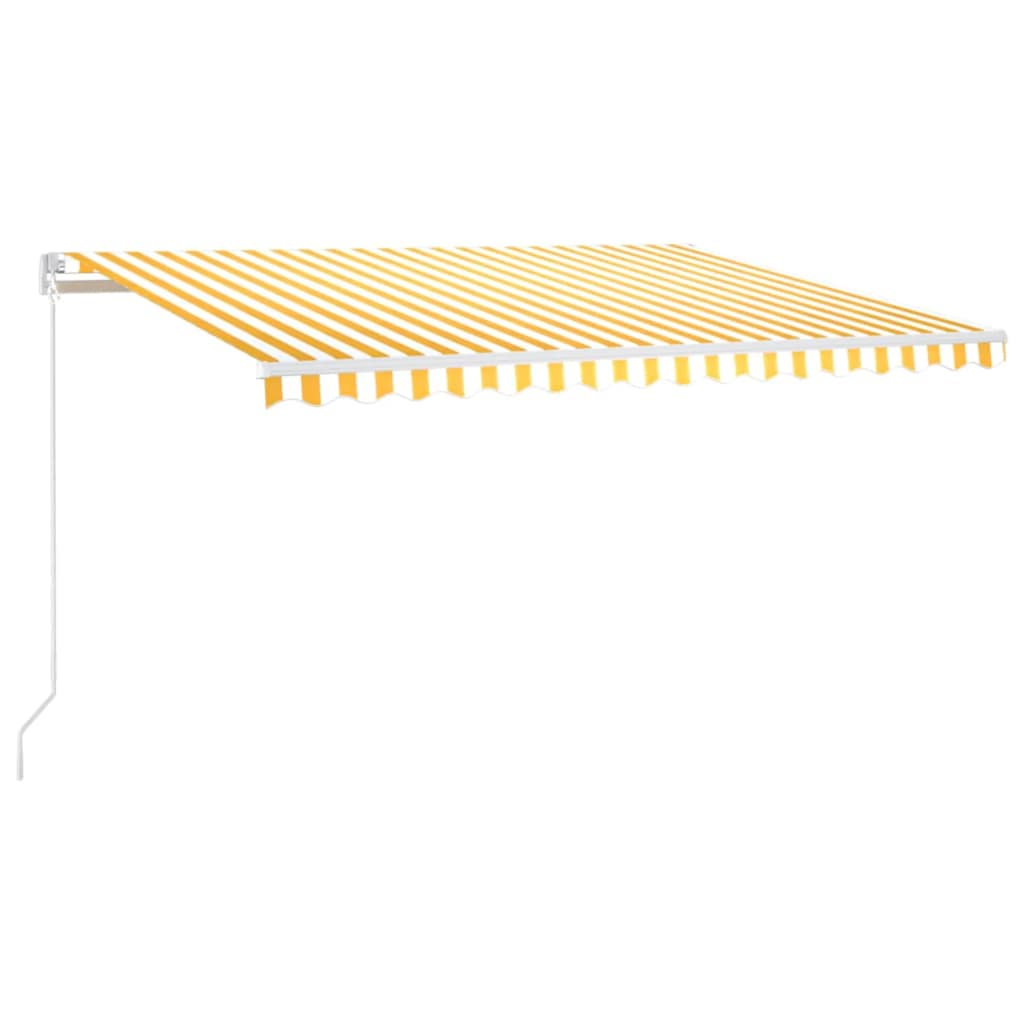 Izvelkama Markīze Ar Led, , Manuāla, Dzeltenbalta