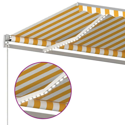 Izvelkama Markīze Ar Led, , Manuāla, Dzeltenbalta