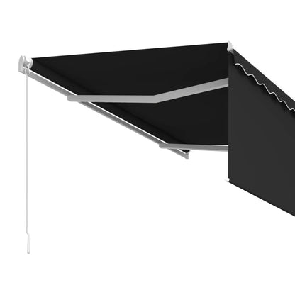 Izvelkama Markīze Ar Žalūziju, 3X2,5 M, Manuāla, Antracītpelēka