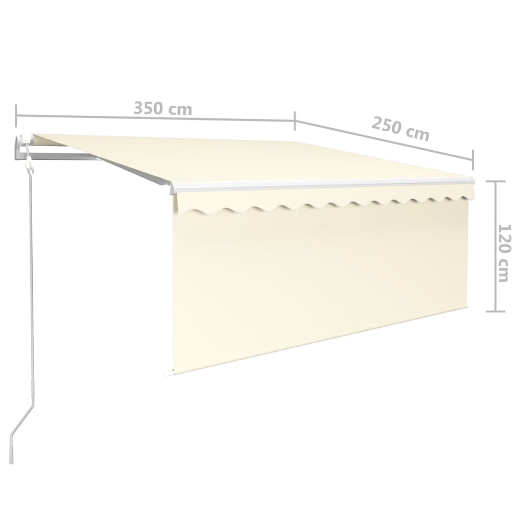 Izvelkama Markīze Ar Žalūziju, 3,5X2,5 M, S