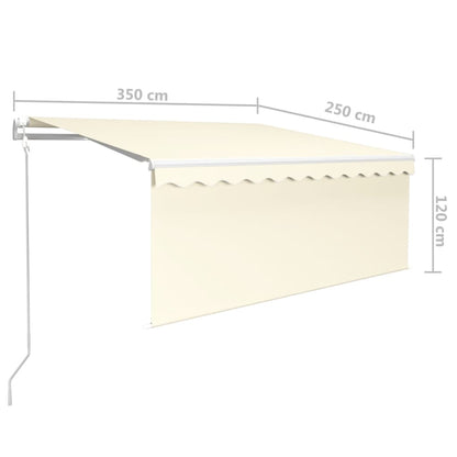 Izvelkama Markīze Ar Žalūziju, 3,5X2,5 M, S