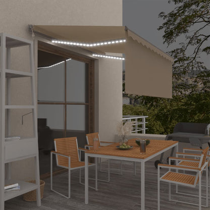 Markīze Ar Žalūziju, Led, Vēja Sensoru, 4,5X3 M, Zila Ar Baltu
