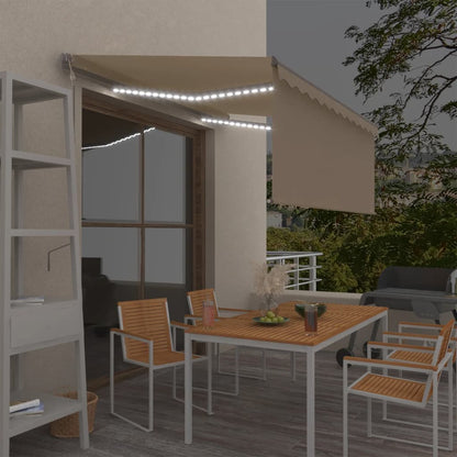 Markīze Ar Žalūziju, Led, Vēja Sensoru, 4,5X3 M, Zila Ar Baltu