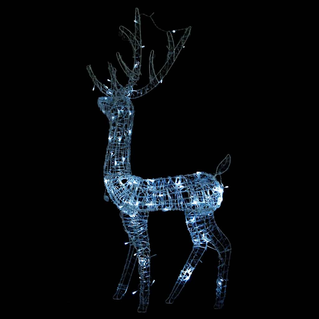 Ziemassvētku Dekorācija, Ziemeļbriedis, 140 Led, 128 Cm, Akrils 70 X 26 X 128 Cm