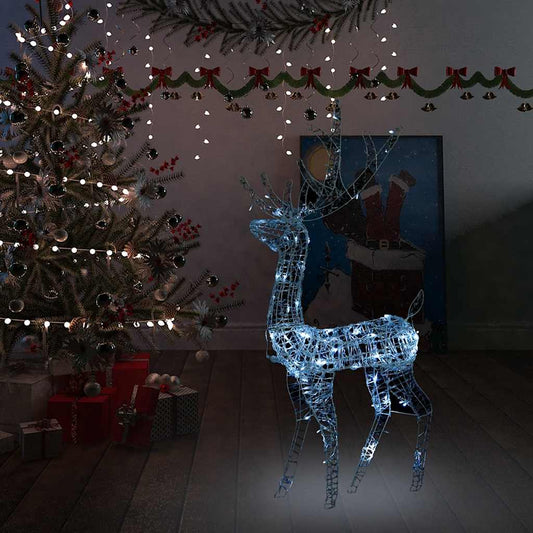 Ziemassvētku Dekorācija, Ziemeļbriedis, 140 Led, 128 Cm, Akrils 70 X 26 X 128 Cm