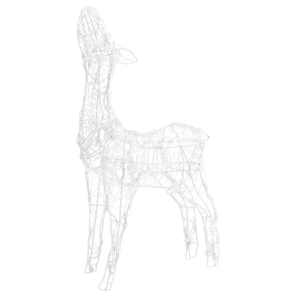 Akrila Ziemeļbriežu Ziemassvētku Dekorācija, 160 S Led
