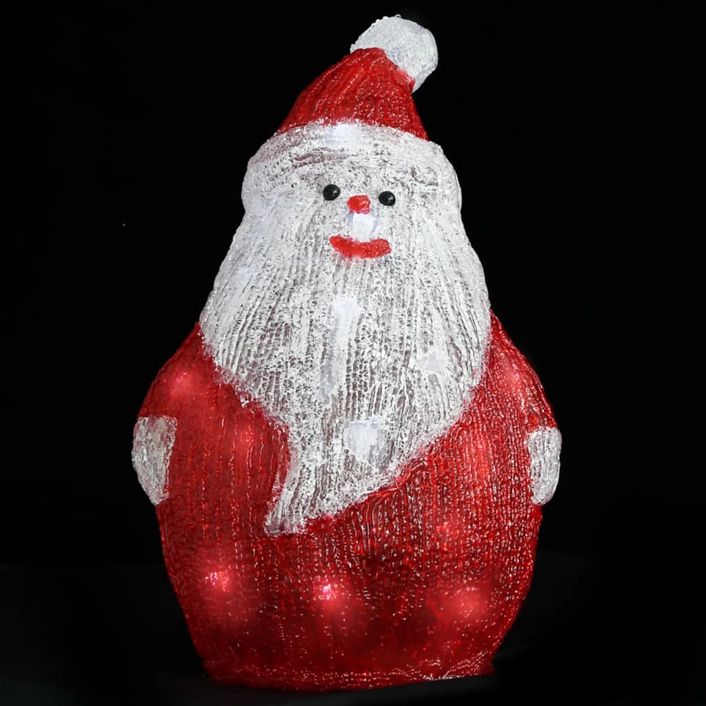 Led Ziemassvētku Vecīša Figūra, Akrils, 28 Cm