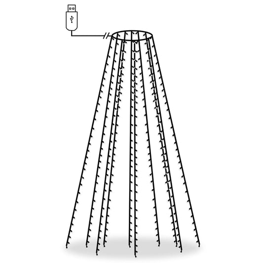 Ziemassvētku Lampiņas, 300 Led, , S