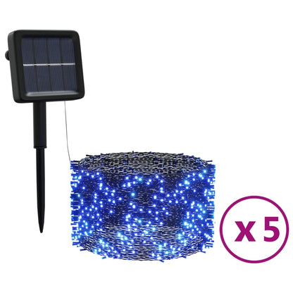 Solārā Lampiņu Virtene, 5 Gab., 5X200 Led,