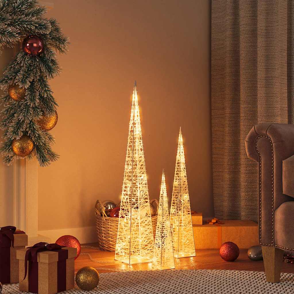 Led Lampiņu Dekorācija, Akrils, Konusveida, ,