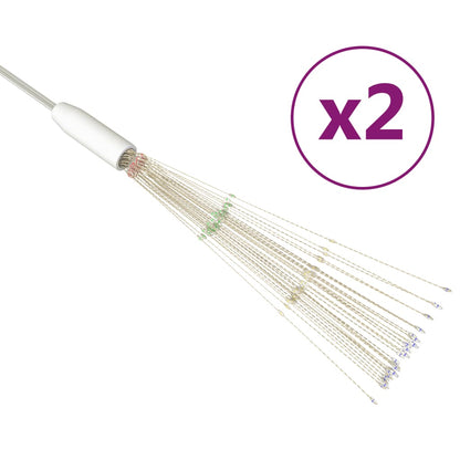 Ziemassvētku Lampiņas, 2 Gab., Daudzkrāsainas, 20 Cm, 280 Led