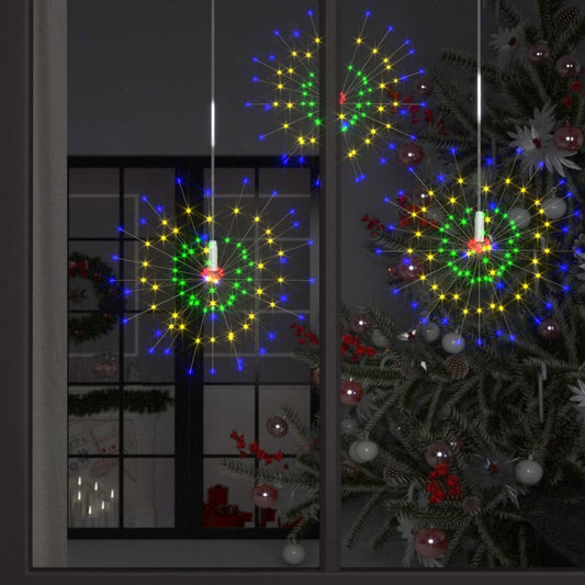 Ziemassvētku Lampiņas, 2 Gab., Daudzkrāsainas, 20 Cm, 280 Led