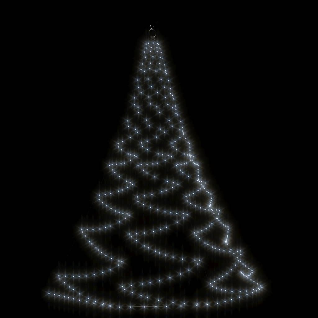 Sienas Dekorācija Ar Metāla Āķi, 260 Silti Baltas Led, 3 M