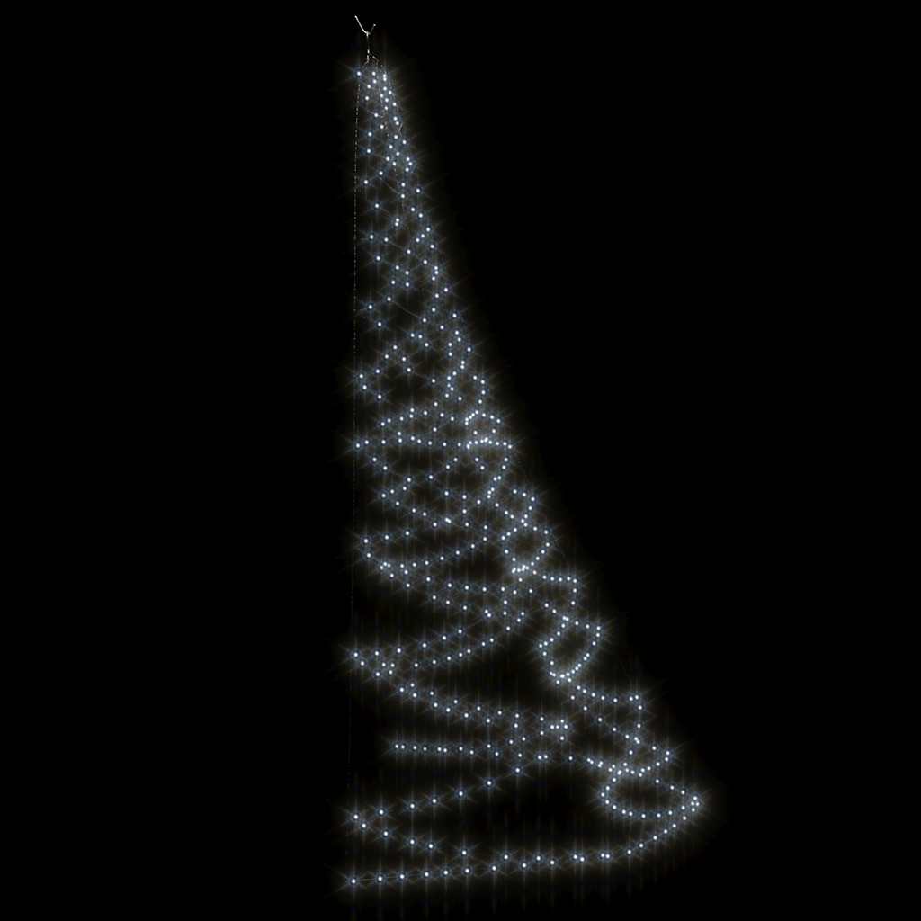 Sienas Dekorācija Ar Metāla Āķi, 260 Silti Baltas Led, 3 M