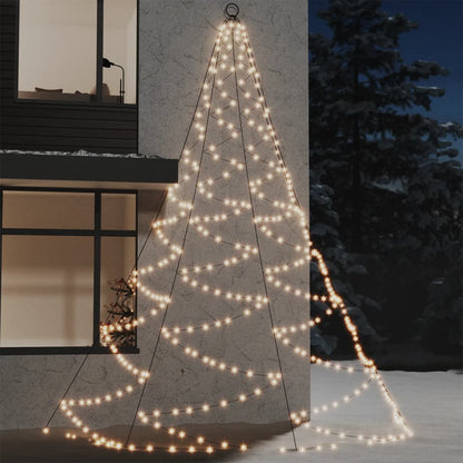 Sienas Dekorācija Ar Metāla Āķi, 260 Silti Baltas Led, 3 M