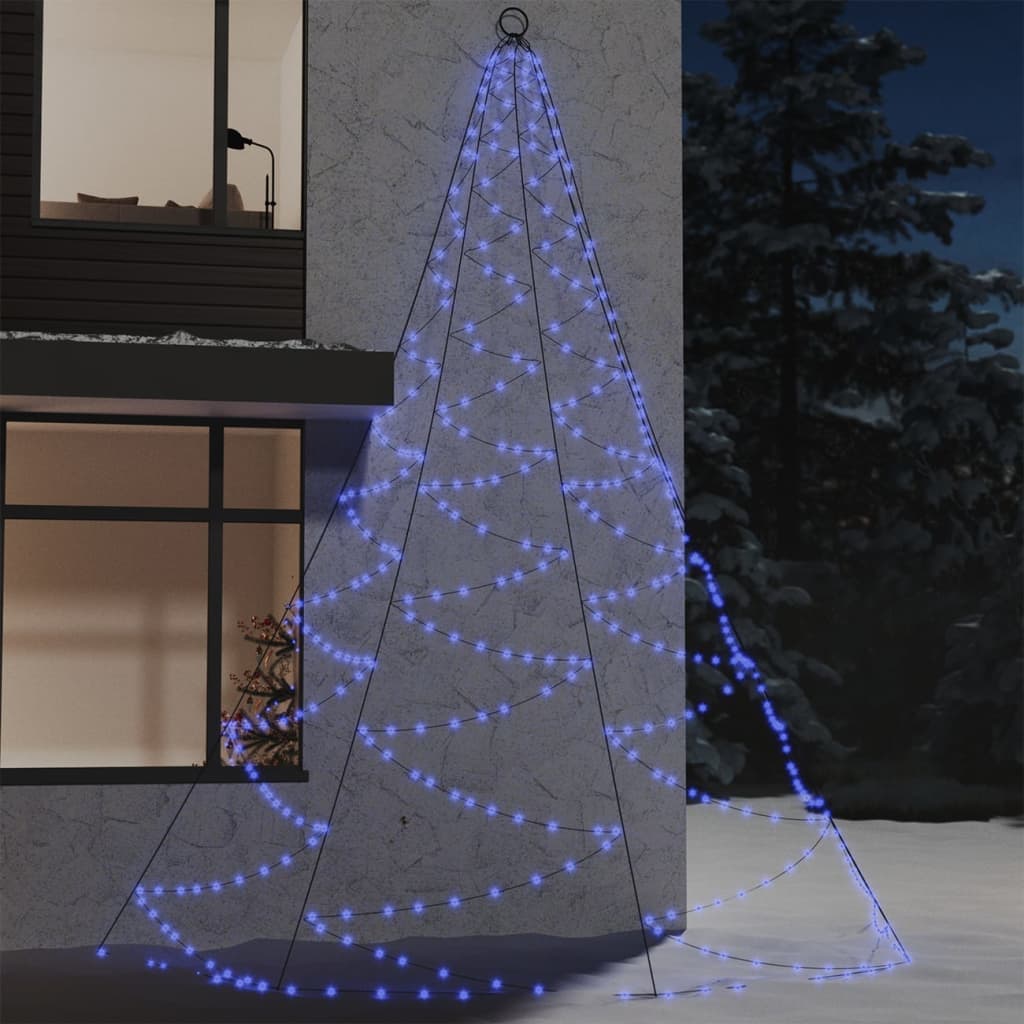 Sienas Dekorācija Ar Metāla Āķi, 260 Silti Baltas Led, 3 M