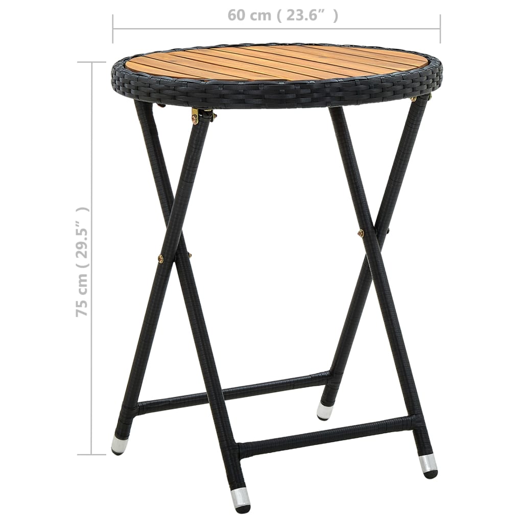 Kafijas Galdiņš, 60Cm, Pe Rotangpalma, Akācijas Masīvkoks