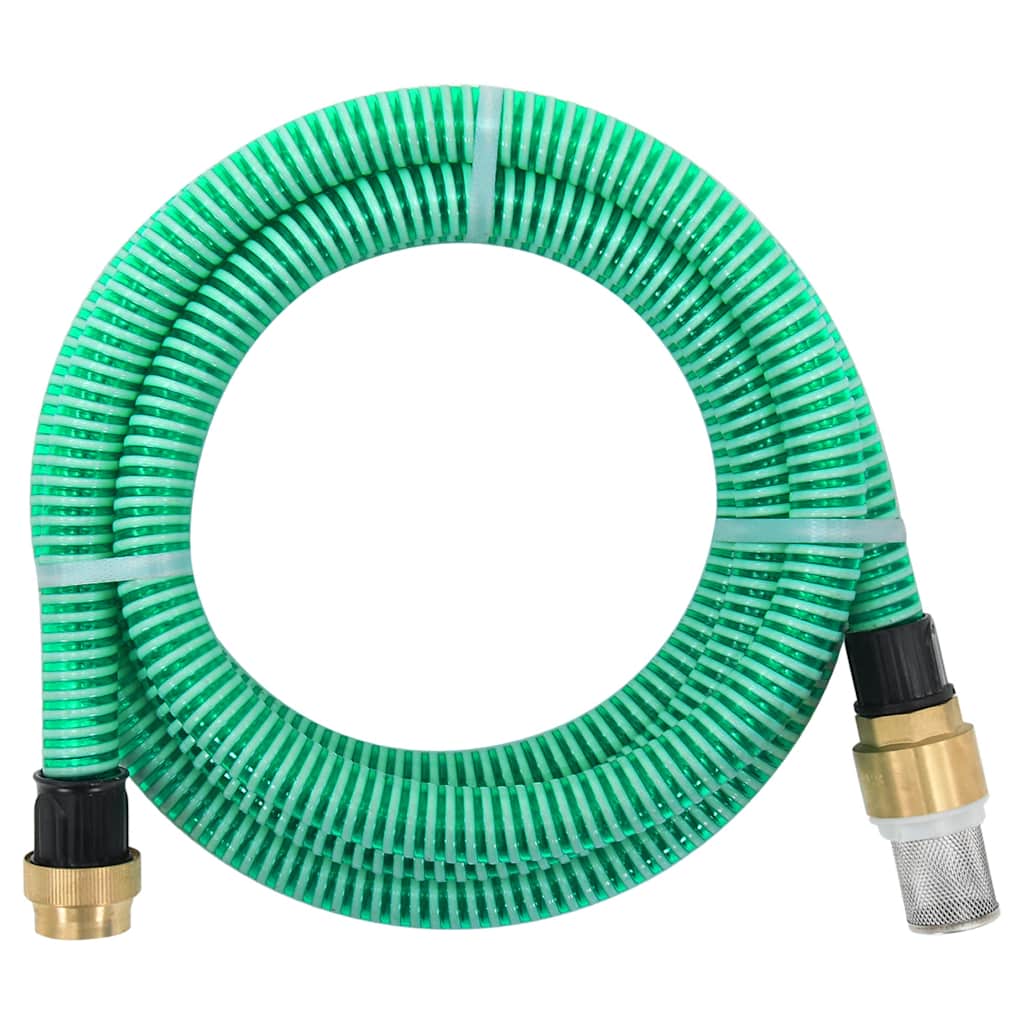 Sūkšanas Šļūtene Ar Misiņa Savienotājiem, , 1,1", 15M, Pvc